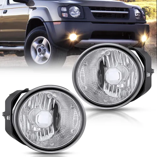 Vista 12 de Conjunto de luces antiniebla Nilight Compatible con Nissan Maxima 2000 2001 Sentra 2002 2003 y Frontier 2004 Xterra Lámparas de lente ámbar