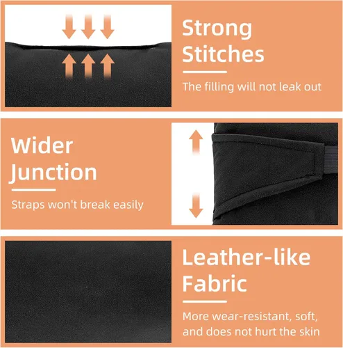 Vista 5 de Almohada de repuesto para silla Zero Gravity, almohada genérica extraíble para silla reclinable, con banda elástica, relleno más suave y más