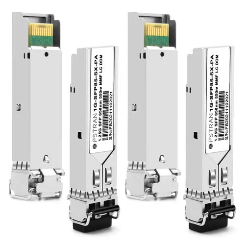 Vista 55 de Módulo transceptor de cobre de 10/100/1000BASE-T SFP SGMII compatible con Arista Networks SFP-GB-GE-TL SFP-1G-TL RJ45 328.1 ft Cat5e/6
