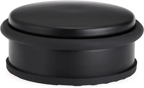 Vista 18 de Sumnacon - Tope de piso resistente sin necesidad de taladro, tope de puerta de acero inoxidable duradero con goma antideslizante - Cuña de puerta