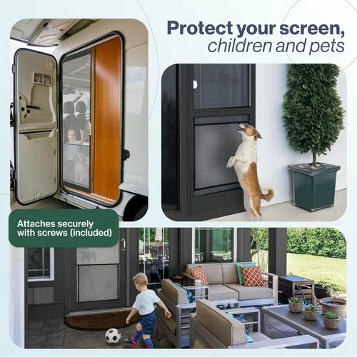 Vista 6 de M-D Building Products 14182 Rejilla de puerta, ajuste adaptable para puertas de 30" a 36" de ancho, fácil de instalar, ideal para uso residencial