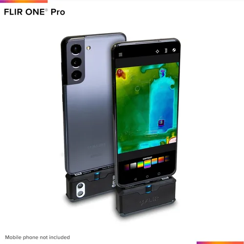 Vista 10 de FLIR One Pro - Cámara de imágenes térmicas para smartphones Android (USB-C), resolución súper 480x360 (160x120 IR nativa)