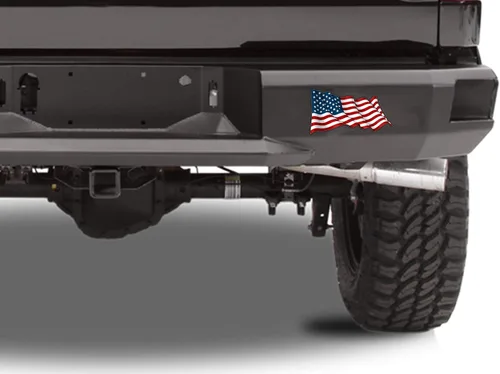 Vista 5 de Rogue River Tactical Calcomanía de Bandera de EE.UU. Calcomanía de Parachoques Calcomanía de Coche Regalo Patriótico Americano Ondulado Estados