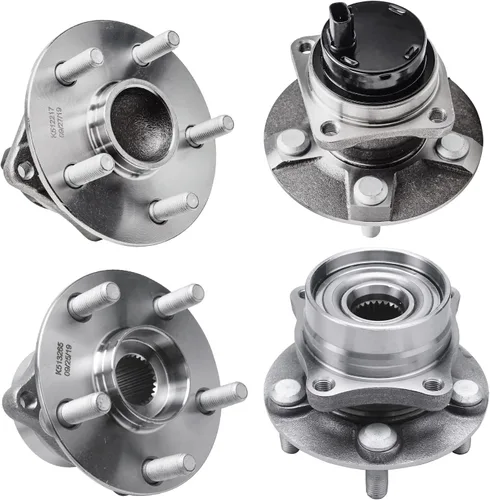 Vista 299 de Detroit Axle - Kit de 4 piezas de manguetas de dirección para Honda Civic 2006-2011, 2 manguetas de dirección delanteras y bujes de ruedas