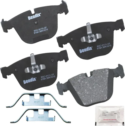 Vista 335 de Pastillas de Freno Traseras Cerámicas Bendix Priority1 CFC1510 para INFINITI QX56 2013-2011, QX80 2024-2014, Nissan Armada 2023-2017