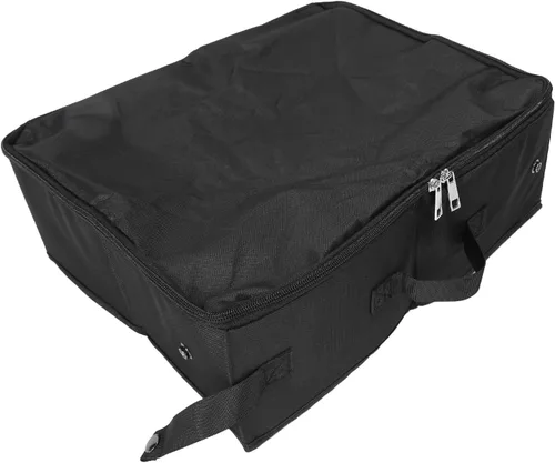 Vista 9 de Caja de arena portátil para gatos, a prueba de fugas, impermeable, plegable, con cremalleras dobles selladas