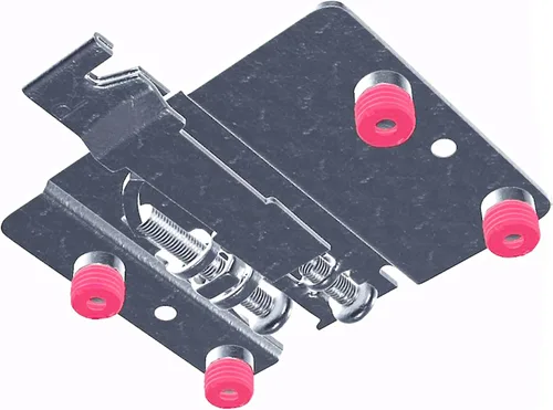 Vista 4 de Par de conectores colgantes de soporte de montaje de gabinete, soportes ajustables y resistentes para colgar gabinetes de cocina, accesorios