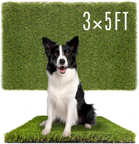 Vista 20 de SunTurf Césped para Perros para Entrenamiento de Baño, Césped Artificial para Perros Cachorro Almohadillas de Césped Falso 3×5 pies Suministros
