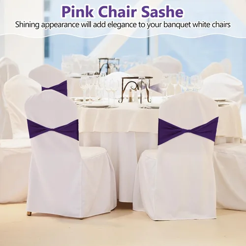 Vista 6 de 50 bandas de elastano para silla, lazos para silla, bandas deslizantes para fundas de silla, bandas elásticas para silla, lazos sin hebilla