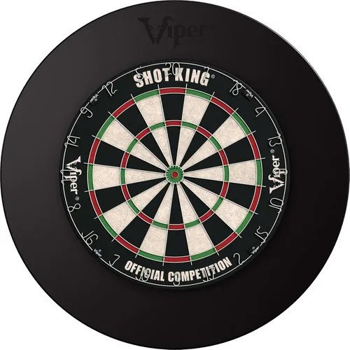 Vista 7 de Viper by GLD Products Guardian Dartboard Surround Sisal/Bristle - Protector de pared de diana con punta de acero