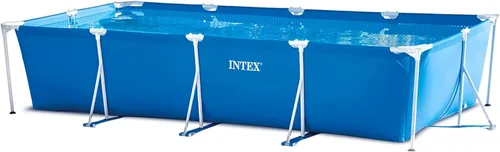 Vista 11 de Intex Nueva piscina sobre el suelo con marco rectangular