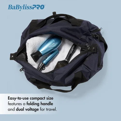 Vista 5 de BaBylissPRO Nano Titanium COMPACT TOOLS deliver full power in a compact size - deep waver, hair dryer, hot air brush, paddle brush, wand