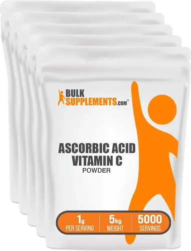 Vista 6 de BulkSupplements.com Vitamina C en polvo, ácido ascórbico puro, suplemento de vitamina C, polvo de vitamina C, ácido ascórbico, vitamina C pura