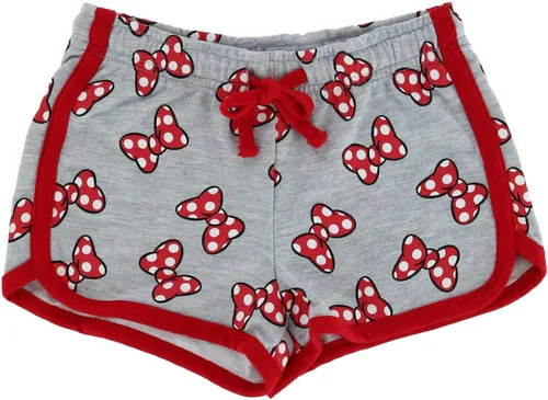 Vista 2 de Disney Pantalones cortos con lazo de lunares para niña, color gris, Gris