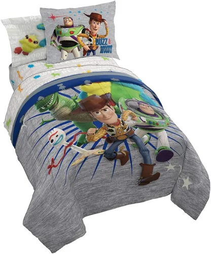 Vista 39 de Jay Franco Minecraft Daytime - Juego de ropa de cama completa de 7 piezas - Incluye edredón y juego de sábanas - La ropa de cama presenta a Alex
