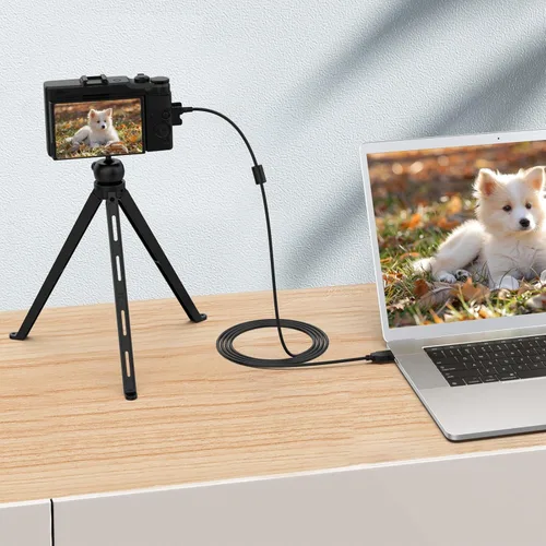 Vista 7 de Cable USB de repuesto UC-E4 con sincronización de fecha, cable de transferencia de fotos compatible con Nikon Digital SLR D300 D3000 D300S D3100 D3S