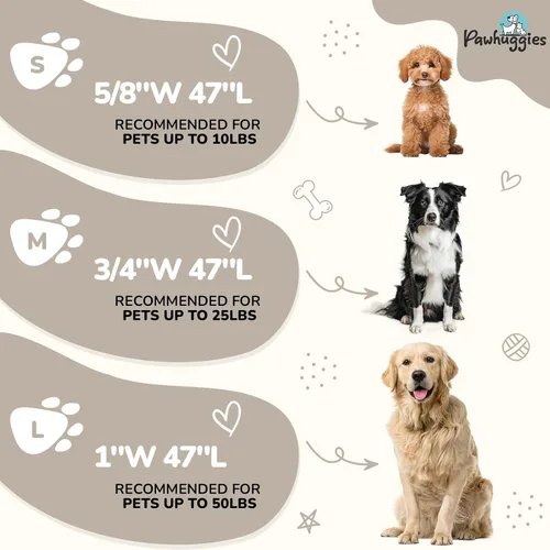Vista 5 de Correa de perro beige para perros pequeños, 4 pies, 90% rayón derivado de bambú, correa de perro 10% poliéster, resistente y duradera, mango con una