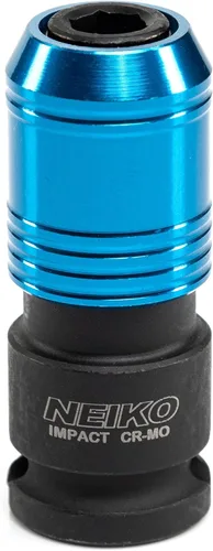 Vista 10 de Neiko 30275A Adaptador de llave de impacto para destornilladores de llave de trinquete, convertidor hembra de 1/2 pulgada a hexagonal de 1/4