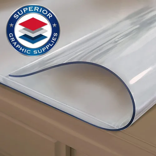 Vista 5 de Superior Graphic Supplies Plástico transparente de 48 x 24 pulgadas - 0.059 in de grosor, cubierta de plástico o protector de vinilo de PVC