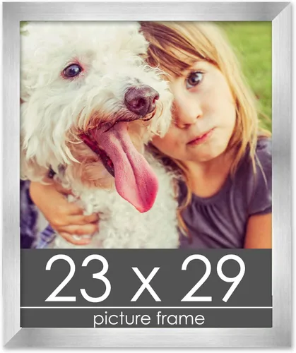 Vista 9 de Marco de madera de peltre plateado de 3 x 4 pulgadas, acrílico UV, respaldo de tablero de espuma y accesorios para colgar, marco de 3 x 4 pulgadas