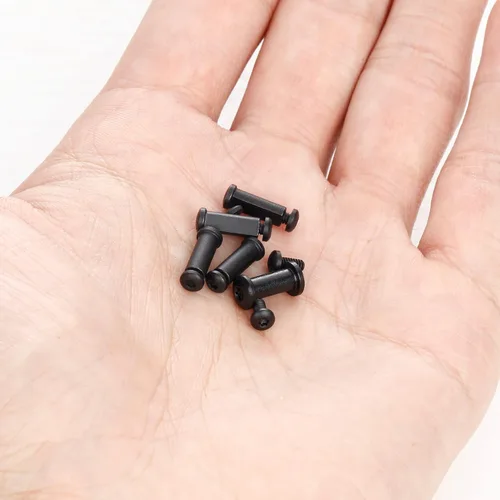 Vista 2 de Kits completos de tornillo y pivote para Spyderco Delica C11, tornillos de acero inoxidable hechos a medida que incluyen tornillo y ensamblaje