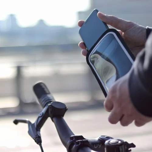 Vista 6 de Shapeheart - Soporte magnético para teléfono de bicicleta, antivibración, soporte impermeable para bicicleta, orientación de 360°