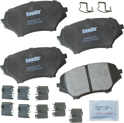 Vista 41 de Pastillas de Freno Delanteras Cerámicas Bendix Priority1 CFC430A para Modelos Selectos INFINITI G35, I30, Nissan 350Z, Altima, Juke, Maxima, Sentra