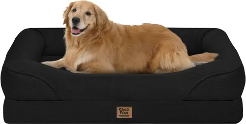 Vista 55 de Cama ortopédica lavable para perros grandes, cama ortopédica extraíble para perros XL con refuerzo, camas extra grandes para perros con funda