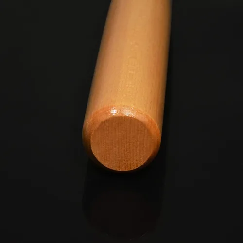 Vista 7 de Bate de béisbol de madera de 25 pulgadas, 29 pulgadas, 33 pulgadas, bate de sóftbol de defensa propia, defensa del hogar, amarillo ligero