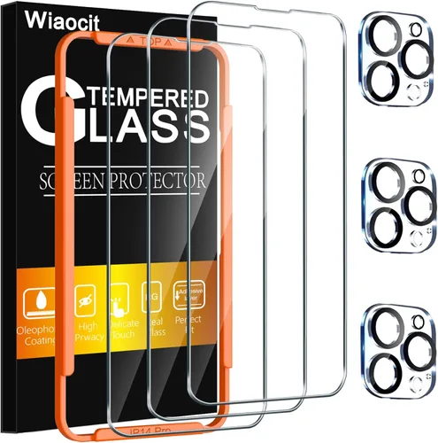 Vista 13 de Wiaocit Paquete de 3 protectores de lente de cámara de vidrio templado para iPhone Air, dureza 9H, antiarañazos, compatible con fundas