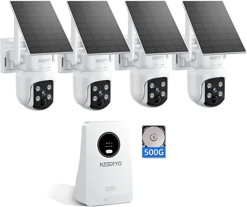 Vista 12 de Cámara solar inalámbrica de 4MP para exteriores, cámara complementaria funciona con Homebass, cámaras complementarias también se puede utilizar