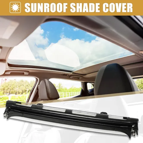 Vista 2 de X AUTOHAUX Cubierta de cubierta de techo solar de tela para Volkswagen Golf Tiguan Jetta para Audi Q5 2010-2017 1K9877307B