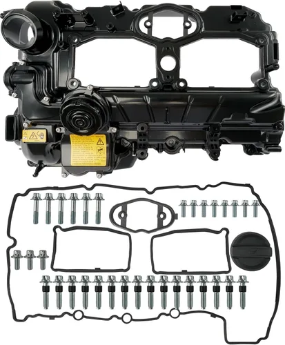 Vista 9 de Kit de cubierta de válvulas del motor N20 con junta, pernos y tapa de llenado de aceite Compatible con BMW 2012-2018 228i 320i 328i 328i GT xDrive