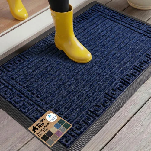 Vista 42 de Gorilla Grip - Tapete WeatherMax todo terreno 100% impermeable, caucho natural, resistente a manchas y decoloración, interior y exterior, fácil