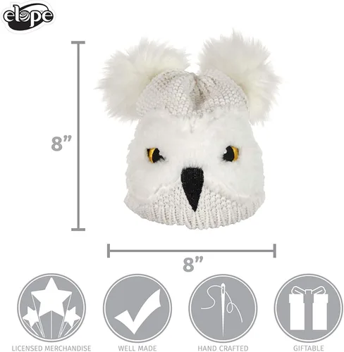 Vista 6 de Harry Potter Hedwig Owl Pom Knit Beanie Hat for Toddlers