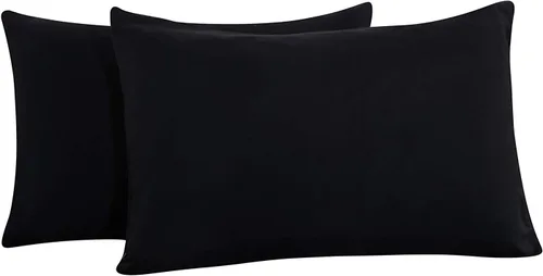 Vista 12 de Mohap Funda de almohada con cremallera, 4 piezas, microfibra cepillada 1800, calidad de hotel, súper suave, no se encoge, no se decolora, color Rosa