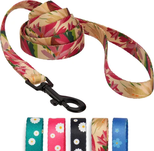 Vista 17 de CollarDirect Correa impermeable para perro, pequeña, mediana y grande, duradera, para caminar, entrenar y correr, rosa, negro, azul, naranja, verde