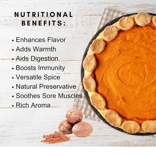 Vista 5 de SPICY ORGANIC Ceylon - Polvo de nuez moscada molida – Bolsa resellable de 4 onzas (3.99 oz) USDA Organic, sin OMG, Kosher Nuez moscada orgánica