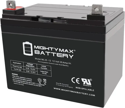 Vista 9 de ML35-12 - Batería solar AGM de ciclo profundo de 12 V 35 AH U1 que reemplaza 33 Ah, 34 Ah, 36 Ah - Paquete de 4