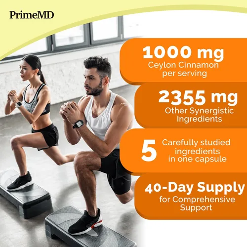 Vista 9 de Cápsulas 5 en 1 de canela de Ceilán de 2355 mg - Cápsulas de vinagre de canela de Ceilán y sidra de manzana - Cápsulas de cúrcuma y Panax Ginseng