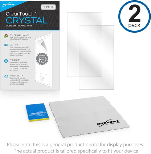 Vista 6 de BoxWave Protector de pantalla compatible con el monitor de videoconferencia Dell 27 (C2723H) ClearTouch Crystal (paquete de 2), película HD, protege