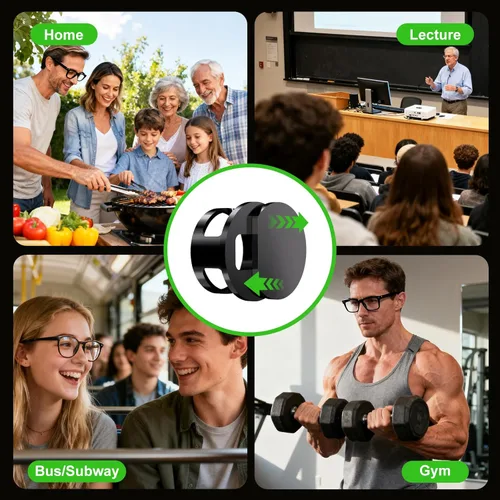 Vista 7 de Paquete de 4 fundas bloqueadoras de luz LED compatibles con Ray-Ban Meta Wayfarer/Skyler/Headliner (y Gen 2) Oakley Meta HSTN accesorios
