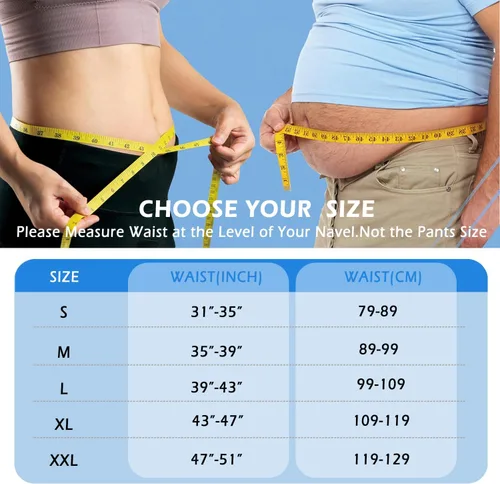 Vista 2 de Ci-Han Cinturón de apoyo de espalda transpirable para hombresmujeres para el trabajo, con compresión ajustable en ambos lados, tirantes de espalda