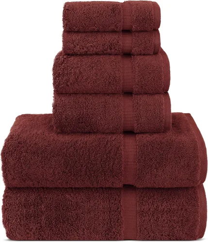 Vista 89 de Chakir Turkish Linens - Juego de toallas de algodón de 6 piezas (2 toallas de baño, 2 toallas de mano, 2 paños)