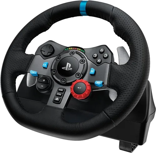 Vista 6 de Volante para carreras Force de Logitech G920, (941-000121) (Restaurado certificado)., Negro