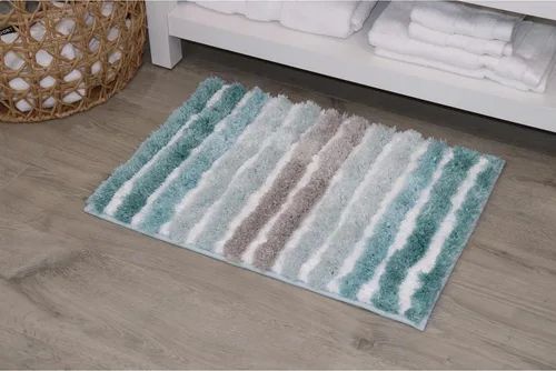 Vista 29 de Funda de microfibra suave para tapa de inodoro, lavable a máquina, 18 x 18 pulgadas, parte trasera de goma, se adapta a la mayoría de tapas