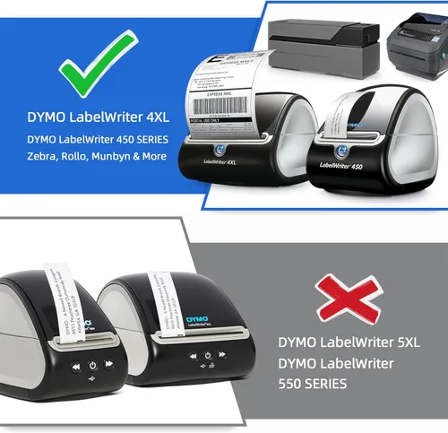 Vista 4 de Reemplazo de etiquetas térmicas directas compatibles para Dymo 30252 (1-1/8 pulgadas x 3-1/2 pulgadas), 24 rollos de etiquetas de dirección