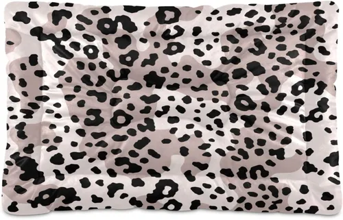Vista 27 de Almohadilla de cama para mascotas con estampado de vaca 3D, tapete suave para cama de perro con parte inferior antideslizante, almohadilla de jaula