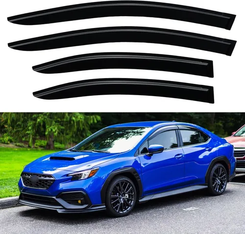 Vista 211 de Viseras de Ventana Protectores de Lluvia para Toyota Corolla 2009-2013, Deflectores de Viento de Ventilación de Ventana de Canal Externo Viseras