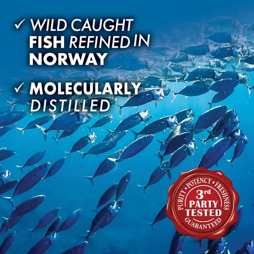 Vista 4 de Bluebonnet Nutrition Omega-3 Brain Formula Natural Caught Triglicérido Forma DHA 860 mg EPA 120 mg - Suplemento de apoyo cognitivo altamente